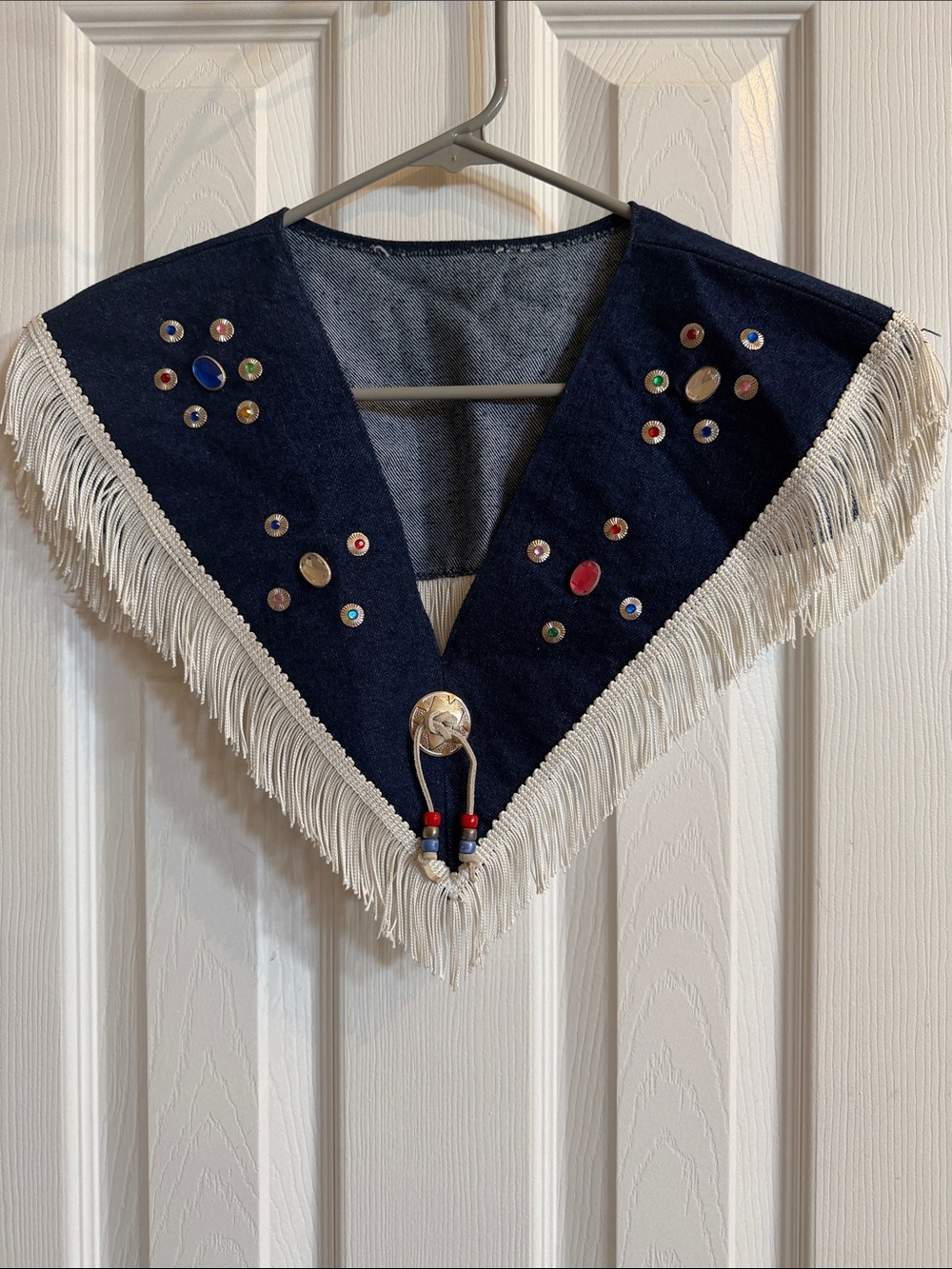 Denim Fringe Bolero